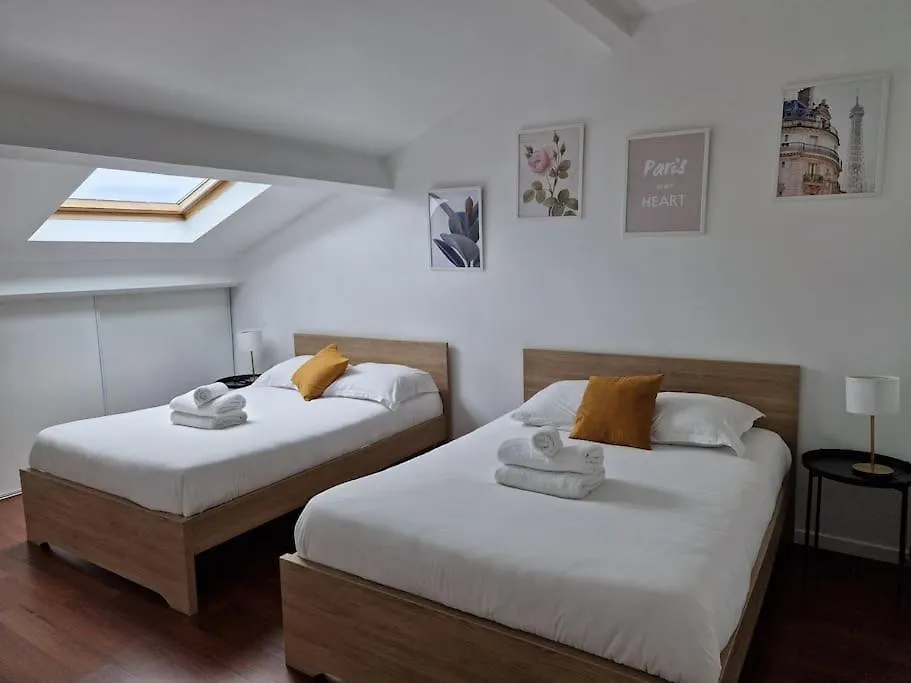 Apartment Wd Saint Roch - Appartement Duplex 202 - Metro 7 Proche Paris Villejuif